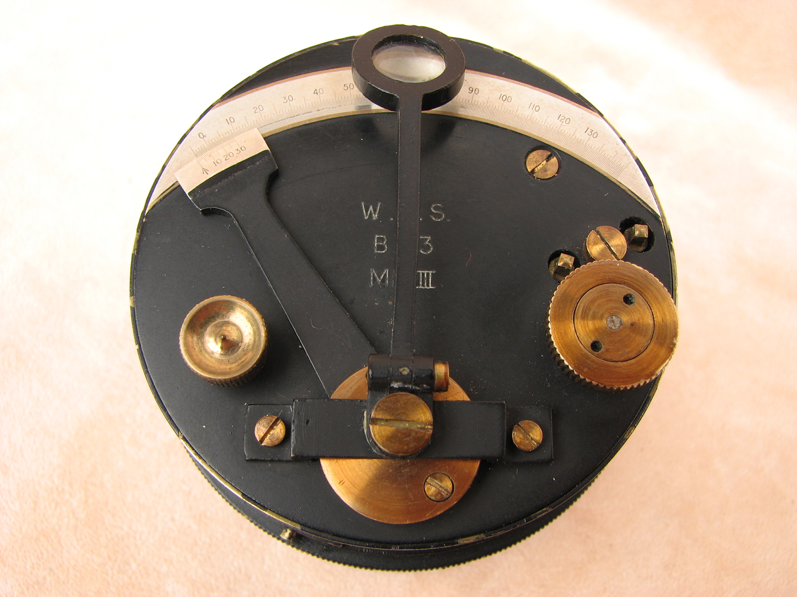 Genuine Stanley London WW2 MK III pocket sextant in case